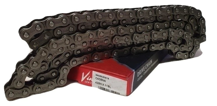 CADENA 428H x 118 NEGRA – VINI OEM PARTS