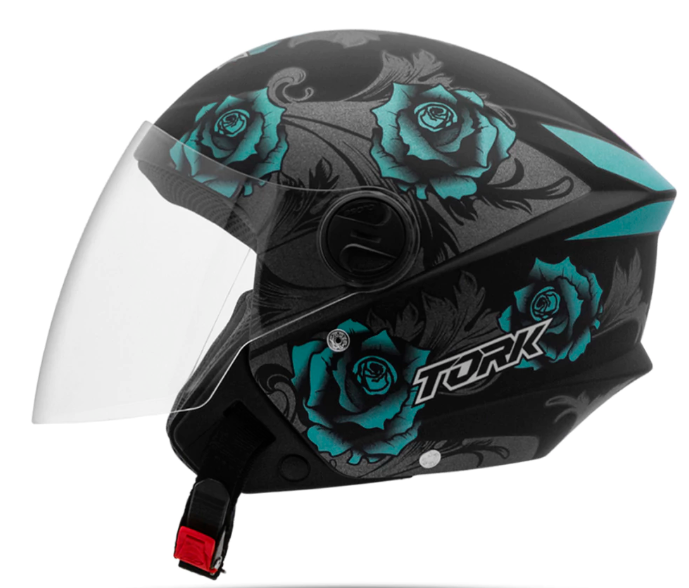 CASCO PROTORK NEW LIBERTY 3 FLOWER MATE TALLE AZUL/NEGRO