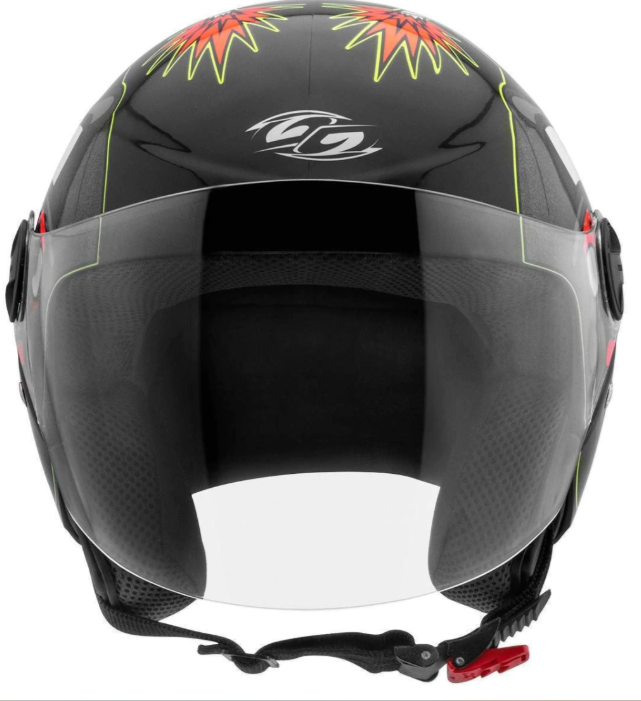 CASCO PROTORK NEW LIBERTY 3 BOMBA NEGRO BRILLO
