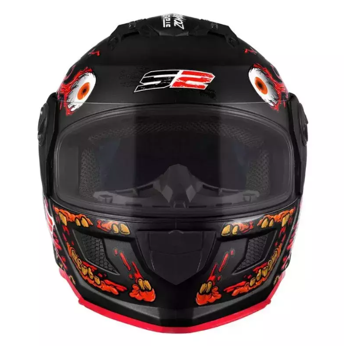 CASCO PROTORK STEALTH ZOMBIE NEGRO BRILLO