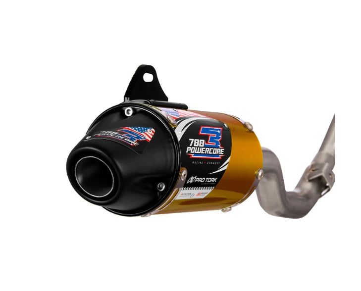 ESCAPE HONDA XR150 POWERCORE 3 DORADO