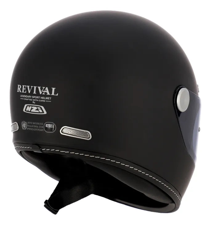 CASCO REVIVAL MATT BLACK TINTED